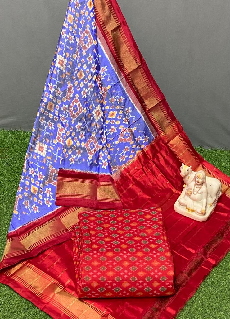 Ikkat Kanchi Sarees – pochampallysarees.com