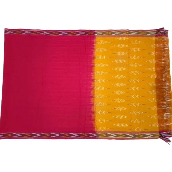 Pochampally Ikkat Handloom cotton Dupatta | Length 2.5 Meters - IKD0009