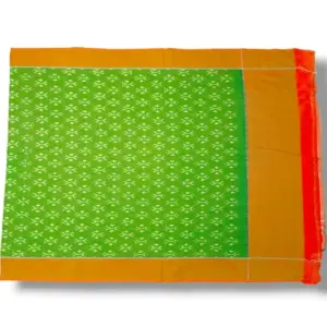 Pochampally Double ikkat cotton Dupattas | Double Weaving Handloom  | Length 2.5 Meters - IKD00044