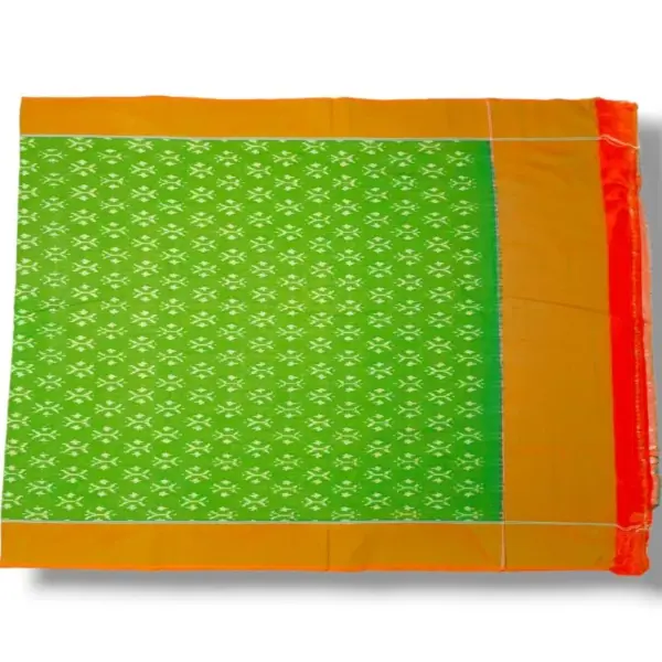 Pochampally Double ikkat cotton Dupattas | Double Weaving Handloom  | Length 2.5 Meters - IKD00044