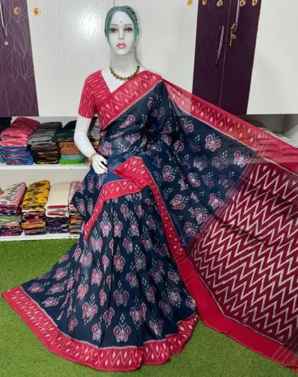 Double ikkat mercerized cotton sarees, pochampally cotton sarees online, Ikat mercerised Cotton sarees, Pochampally mercerized cotton Sarees, IKAT Sarees, Buy Double ikkat saree online at best price, Pure Pochampally Cotton Sarees, IKKAT COTTON SAREES with price, Double Ikkat Cotton Sarees, Double ikkat mercerized cotton sarees wholesale, Ikkat cotton sarees with price, Double ikkat mercerized cotton sarees online shopping, Cotton sarees below 5000, Pure ikkat cotton sarees,Ikkat Pochampally Cotton Sarees, Double Ikat Sarees, Stunning Mercerized Handloom Pochampally Ikkat Sarees, pochampally Double Ikkat Saree, Pochampally Ikkat Cotton Saree, Mercerized Cotton Saree, Pochampally Ikkat Sarees Online, Double Ikkat Mercerized Cotton Saree, Handloom Sarees, Ikkat Saree Collection, Traditional Saree, Authentic Pochampally Ikkat Saree, Designer Double Ikkat Wedding Saree, Ikkat Special Saree, double ikkat handloom cotton saree, Handwoven Ikkat Cotton Saree for Festivals, Buy Pochampally Double Ikkat Saree Online, Ikkat Saree for Parties, High-Quality Double Ikat Weave Handloom Cotton Saree, Double Ikkat Mercerised Cotton Saree, Latest Pochampally Ikkat Designer Mercerised Cotton Saree, Ikkat Sico Silk Cotton Sarees With Blouse, Cotton Saree, Woven double Ikkat Cotton saree, Ikat Teliya Cotton Saree, Pochampally Ikkat Cotton cream With Yellow Color Saree, Double Ikkat Special Designer Mercerised Cotton Saree, Double Ikkat Pochampally Mercerized cotton saree Light Weight Without Blouse, Black Orange Handloom Mercerized Cotton Saree, Mercerised double Ikkat pochampalli cotton saree in white with purple, Handloom Pochampally Woven Ikat Cotton Saree, Pochampally Cotton Double Ikat Black Saree, Woven Ikkat Pochampally Cotton saree, Mercerized cotton saree Light Weight With Blouse,