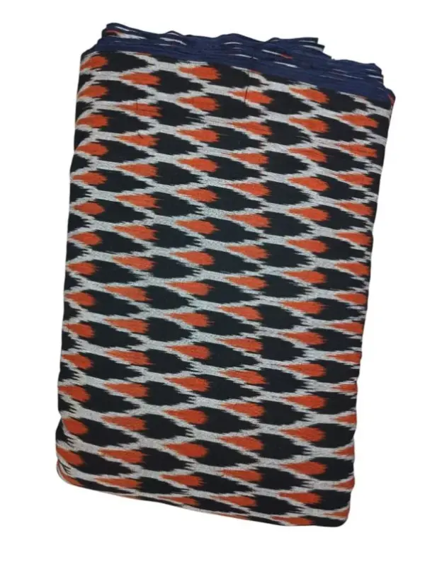 Pochampally Single ikkat cotton fabric material | Handloom Fabrics -  ICF00001