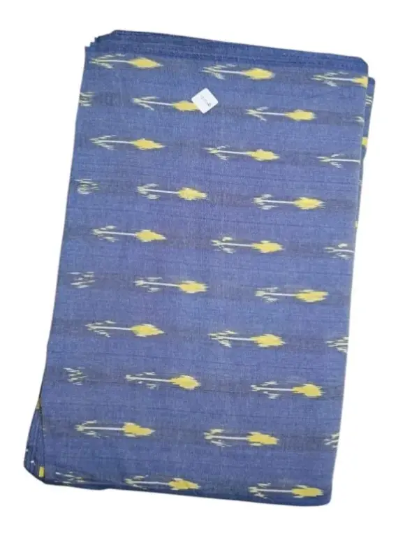Pochampally Single ikkat cotton fabric material | Handloom Fabrics -  ICF000017