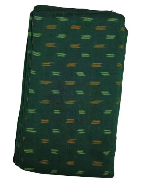 Pochampally Single ikkat cotton fabric material | Handloom Fabrics -  ICF000023