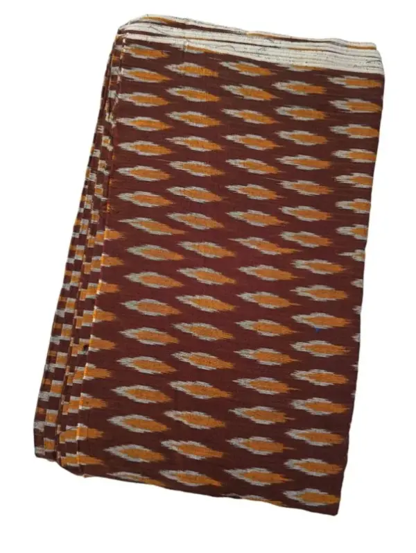 Pochampally Single ikkat cotton fabric material | Handloom Fabrics -  ICF000043
