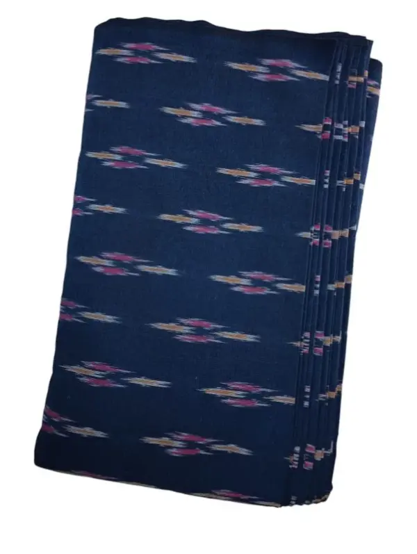 Pochampally Single ikkat cotton fabric material | Handloom Fabrics -  ICF000048