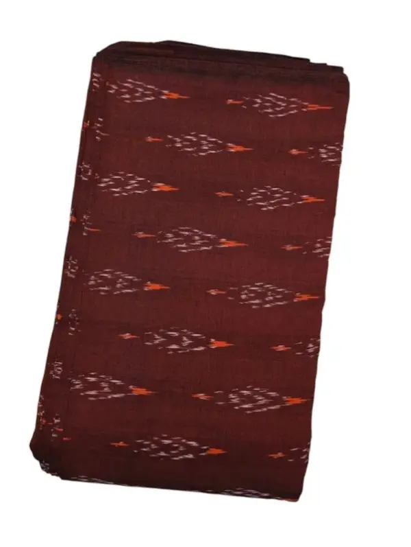 Pochampally Single ikkat cotton fabric material | Handloom Fabrics -  ICF00006