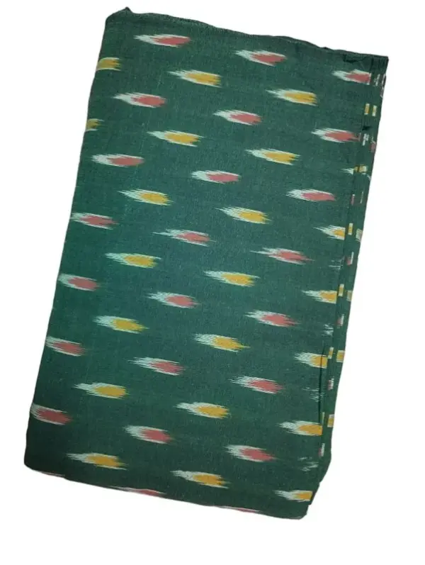 Pochampally Single ikkat cotton fabric material | Handloom Fabrics -  ICF000077