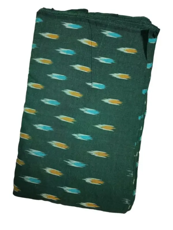 Pochampally Single ikkat cotton fabric material | Handloom Fabrics -  ICF000079