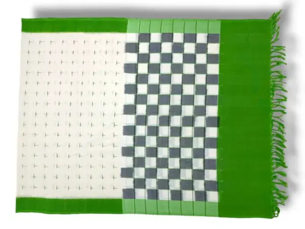 Pochampally Double ikkat cotton Dupattas | Double Weaving Handloom  | Length 2.5 Meters - IKD00030