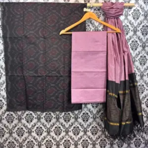 Pochampally Ikkat Silk Mix Unstitched Ethnic Dress Materials -CKSMDM00010