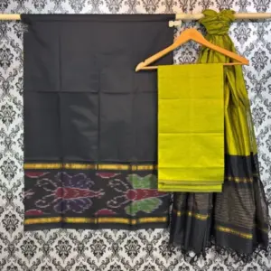 Pochampally Ikkat Silk Mix Unstitched Ethnic Dress Materials -CKSMDM00045