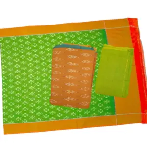 Pochampally Double Ikkat Cotton Dress Materials Unstitched Ethnic Suits - DIDM00027