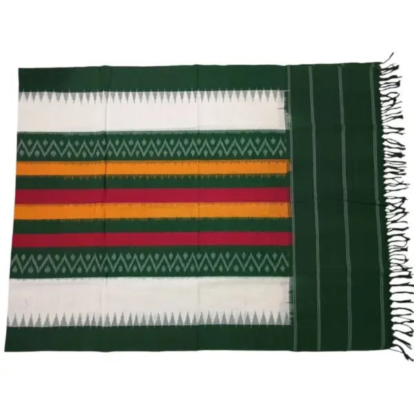 Pochampally Double Ikkat Cotton Dress Materials Unstitched Ethnic Suits - DIDM00063