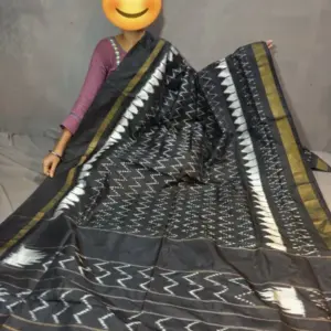 Pochampally Ikkat  Silk  Saree Light Weight With Blouse | Handloom Sarees -PRSS700015