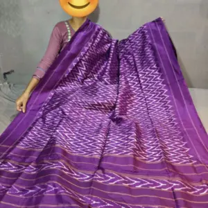 Pochampally Ikkat  Silk  Saree Light Weight With Blouse | Handloom Sarees -PRSS700016