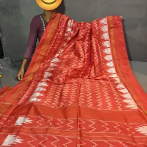 Pochampally Ikkat  Silk  Saree Light Weight With Blouse | Handloom Sarees -PRSS700017