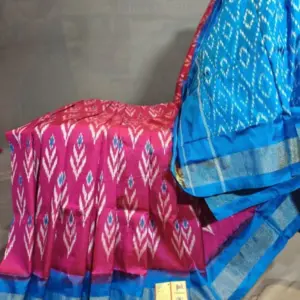 Pochampally Ikkat  Silk  Saree Light Weight With Blouse | Handloom Sarees -PRSS700030