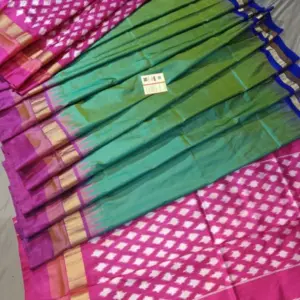 Pochampally Ikkat  Silk  Saree Light Weight With Blouse | Handloom Sarees -PRSS700031