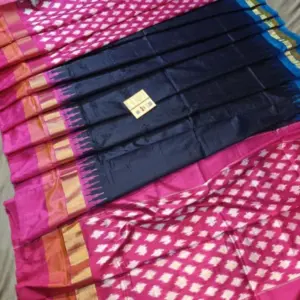 Pochampally Ikkat  Silk  Saree Light Weight With Blouse | Handloom Sarees -PRSS700032