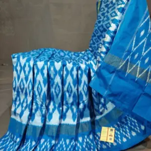 Pochampally Ikkat  Silk  Saree Light Weight With Blouse | Handloom Sarees -PRSS700036