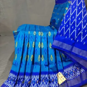Pochampally Ikkat  Silk  Saree Light Weight With Blouse | Handloom Sarees -PRSS700040