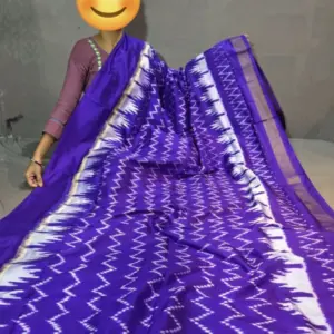 Pochampally Ikkat  Silk  Saree Light Weight With Blouse | Handloom Sarees -PRSS700042
