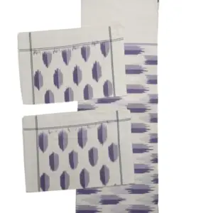 Pochampally Ikkat HandWovened 100% Cotton Double Bedsheet with 2 Pillow Covers - IKDB00078