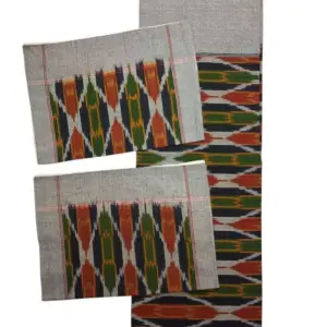 Pochampally Ikkat HandWovened 100% Cotton Double Bedsheet with 2 Pillow Covers - IKDB0008