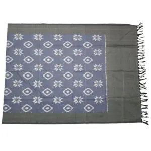 Pochampally Double ikkat cotton Dupattas | Double Weaving Handloom  | Length 2.5 Meters - IKD00030