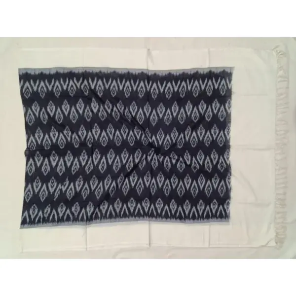 Pochampally Double ikkat cotton Dupattas | Double Weaving Handloom  | Length 2.5 Meters - IKD00056