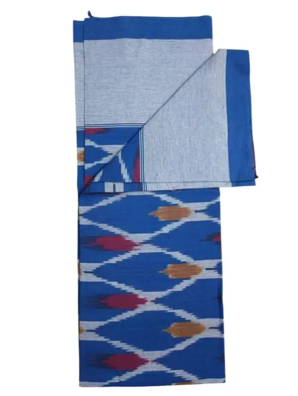 Pochampally Ikkat HandWovened 100% Cotton Single Bedsheet No Pillow Covers - ISB0001