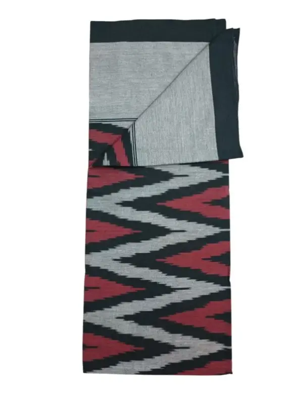 Pochampally Ikkat HandWovened 100% Cotton Single Bedsheet No Pillow Covers - ISB00012