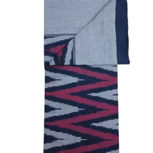 Pochampally Ikkat HandWovened 100% Cotton Single Bedsheet No Pillow Covers - ISB0002