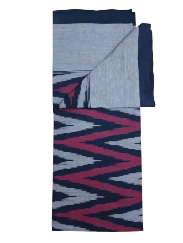 Pochampally Ikkat HandWovened 100% Cotton Single Bedsheet No Pillow Covers - ISB0002