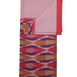 Pochampally Ikkat HandWovened 100% Cotton Single Bedsheet No Pillow Covers - ISB00026