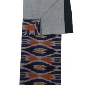 Pochampally Ikkat HandWovened 100% Cotton Single Bedsheet No Pillow Covers - ISB00027