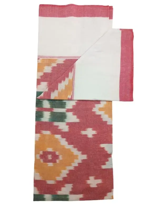 Pochampally Ikkat HandWovened 100% Cotton Single Bedsheet No Pillow Covers - ISB00028