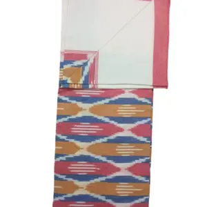 Pochampally Ikkat HandWovened 100% Cotton Single Bedsheet No Pillow Covers - ISB00034
