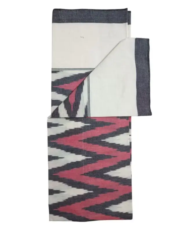 Pochampally Ikkat HandWovened 100% Cotton Single Bedsheet No Pillow Covers - ISB0004