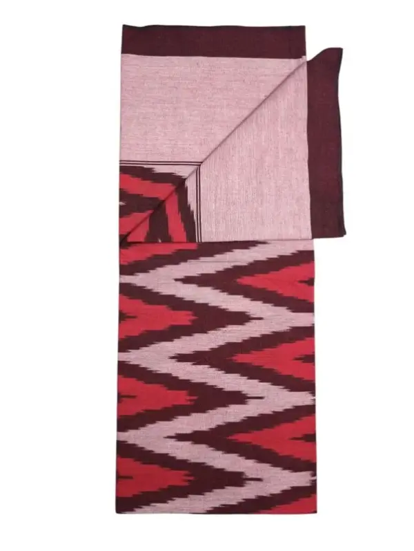 Pochampally Ikkat HandWovened 100% Cotton Single Bedsheet No Pillow Covers - ISB0005
