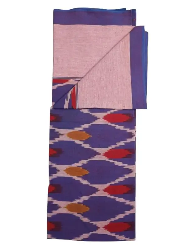Pochampally Ikkat HandWovened 100% Cotton Single Bedsheet No Pillow Covers - ISB0008