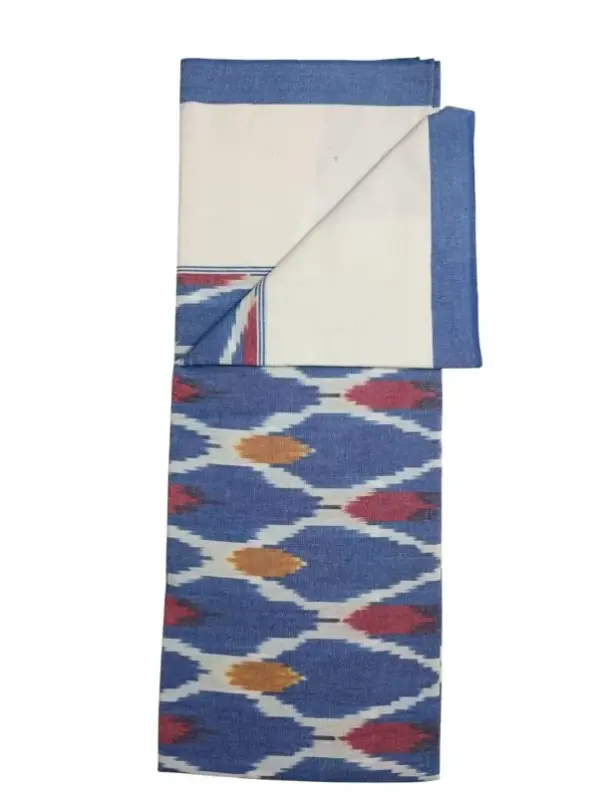 Pochampally Ikkat HandWovened 100% Cotton Single Bedsheet No Pillow Covers - ISB0009