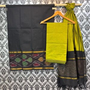 Pochampally Ikkat Silk Mix Unstitched Ethnic Dress Materials -CKSMDM00014