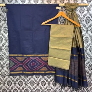 Pochampally Ikkat Silk Mix Unstitched Ethnic Dress Materials -CKSMDM00025