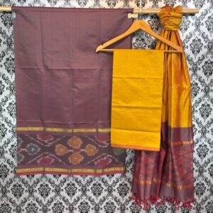 Pochampally Ikkat Silk Mix Unstitched Ethnic Dress Materials -CKSMDM0003