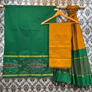 Pochampally Ikkat Silk Mix Unstitched Ethnic Dress Materials -CKSMDM00040