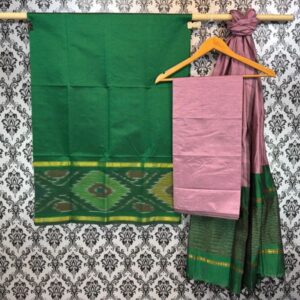 Pochampally Ikkat Silk Mix Unstitched Ethnic Dress Materials -CKSMDM00049
