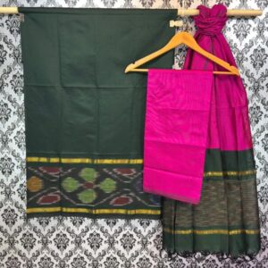 Pochampally Ikkat Silk Mix Unstitched Ethnic Dress Materials -CKSMDM0005