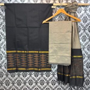 Pochampally Ikkat Silk Mix Unstitched Ethnic Dress Materials -CKSMDM00057
